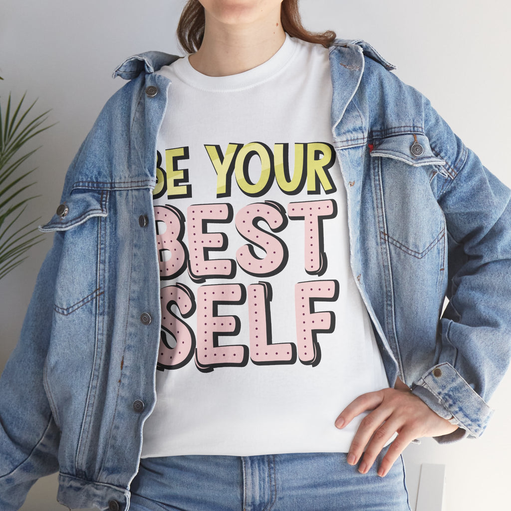 Playful Pastel Pep Talk Tee | Chunky Hand-Drawn Lettering