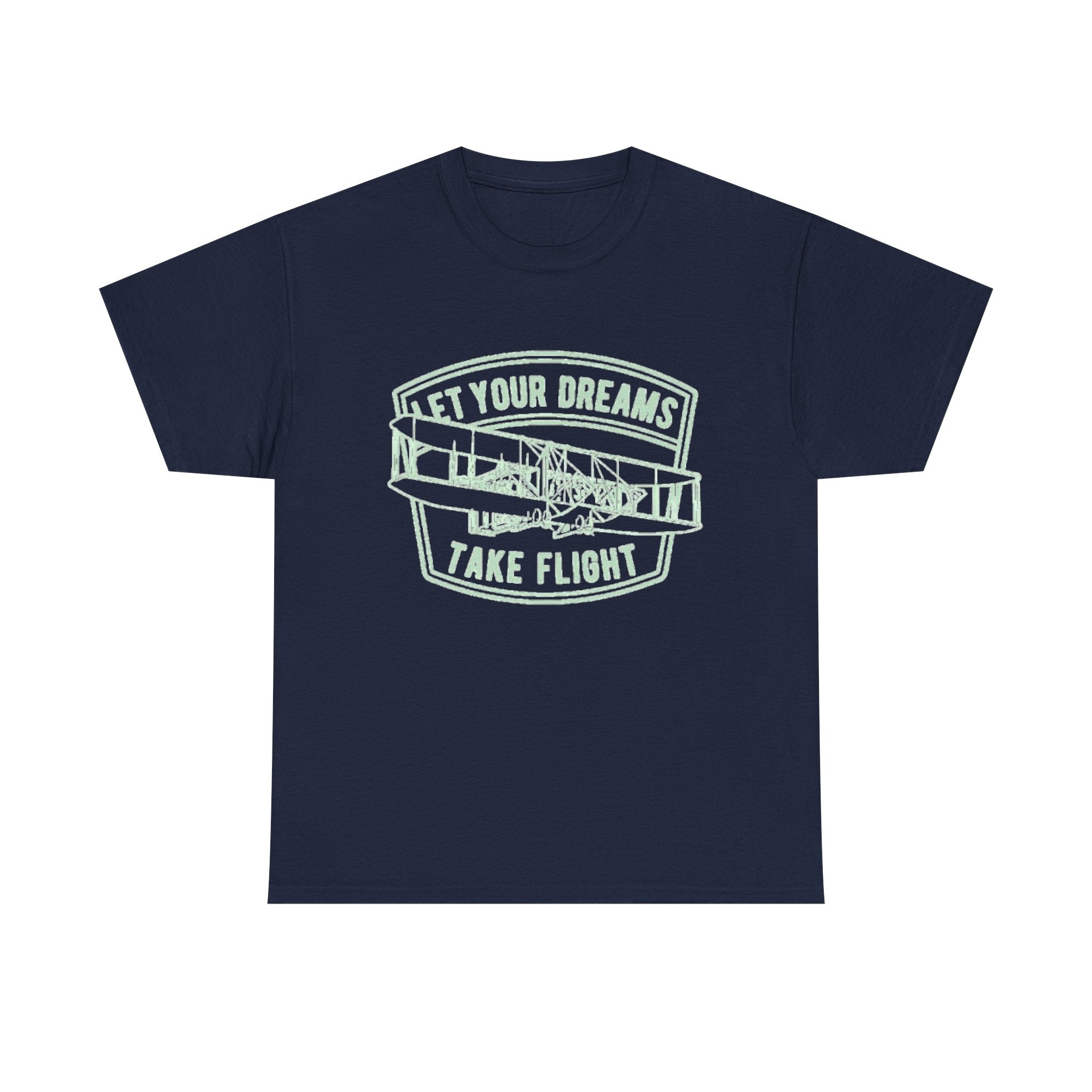 Let Your Dreams Take Flight Vintage Airplane Tee
