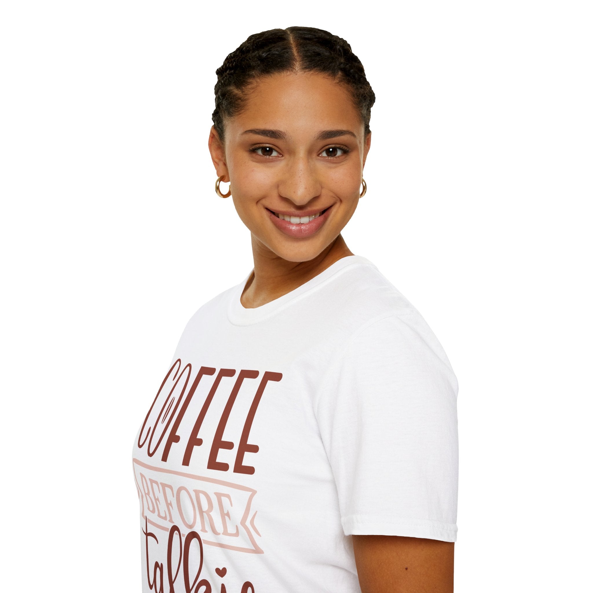 Coffee Before Talkie T-Shirt — Funny Morning Coffee Tee for Coffee Lovers
