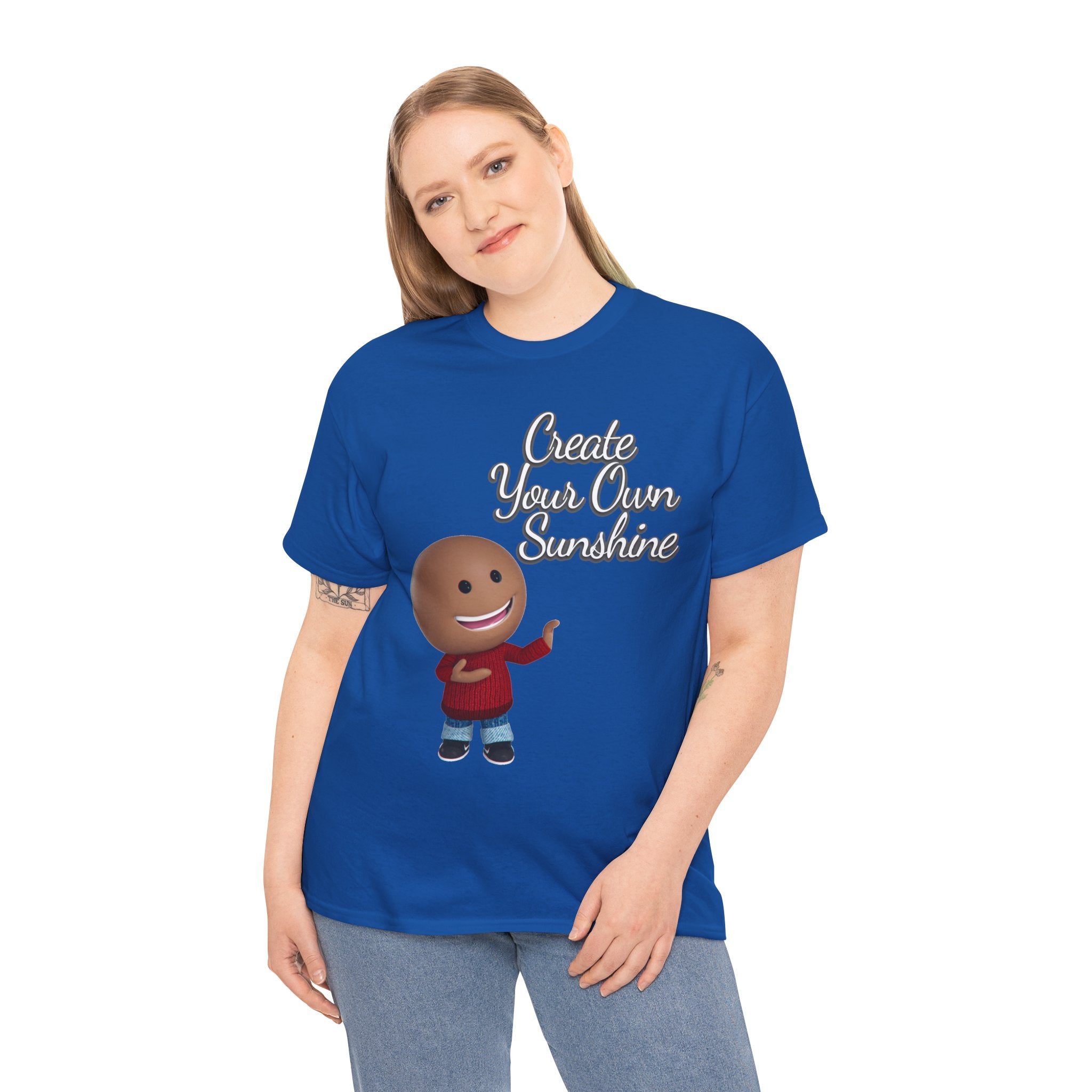 Create Your Sunshine graphic tee | hand-lettered positive message