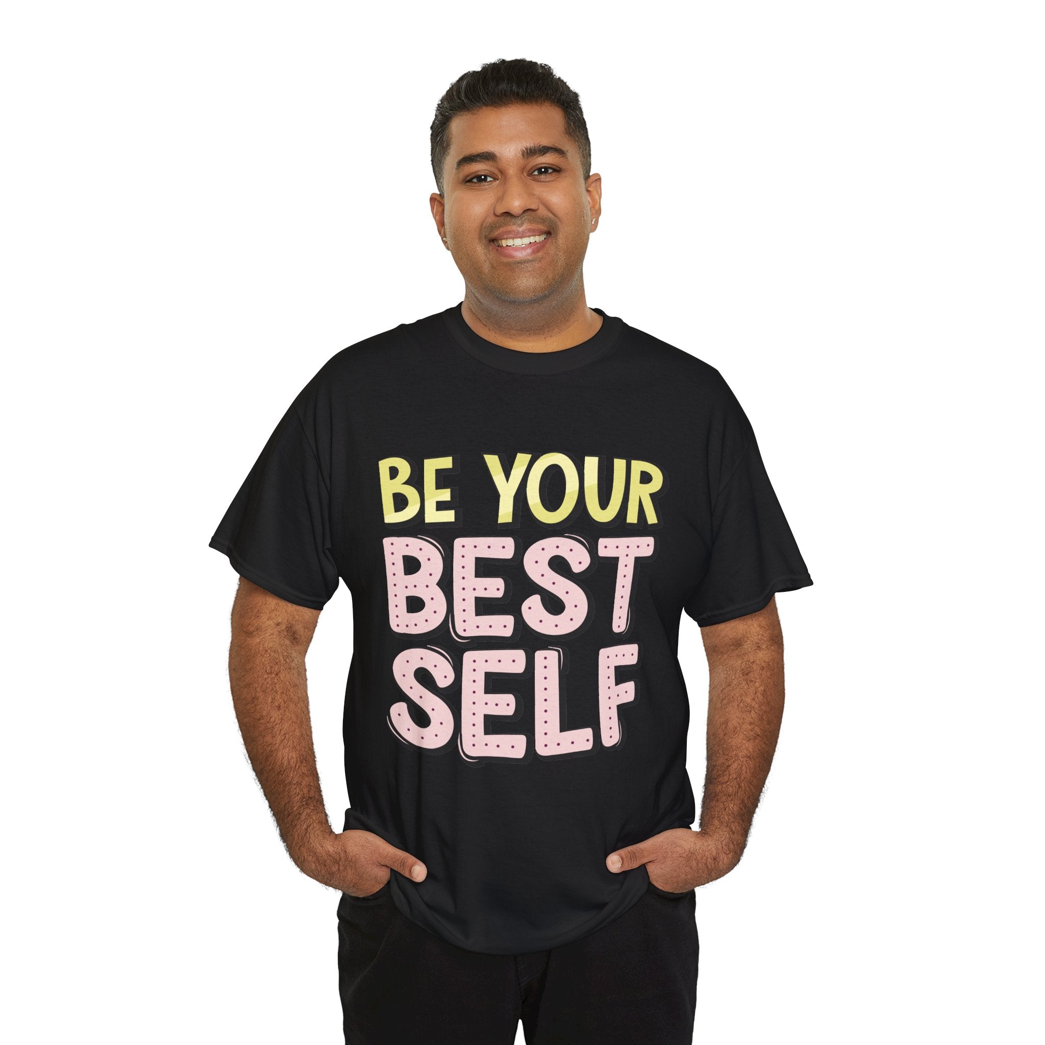 Playful Pastel Pep Talk Tee | Chunky Hand-Drawn Lettering