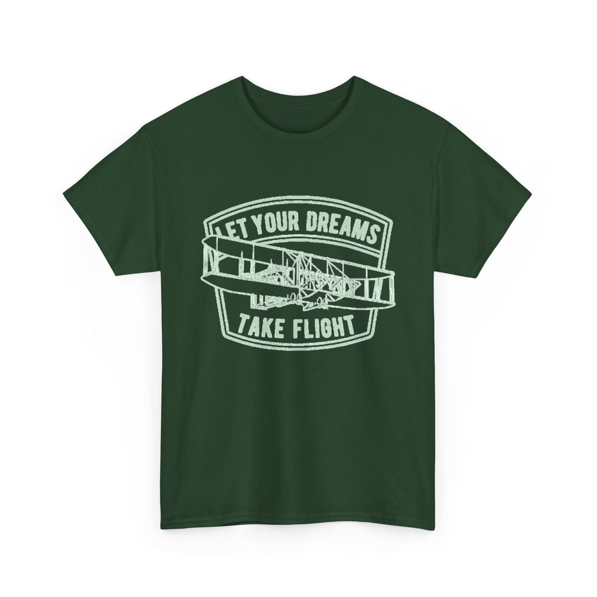 Let Your Dreams Take Flight Vintage Airplane Tee