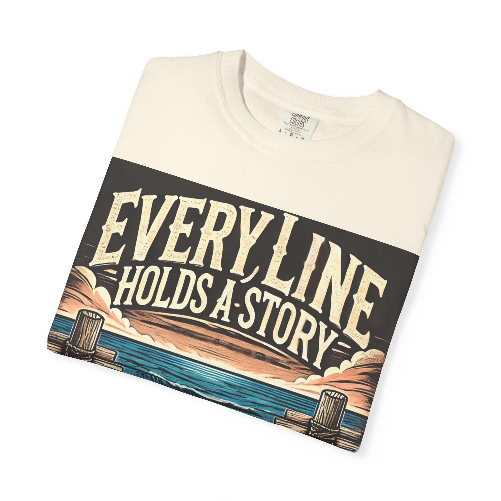 Nature Art Story Tee T-shirt | Garment-Dyed Cotton, Casual Wear