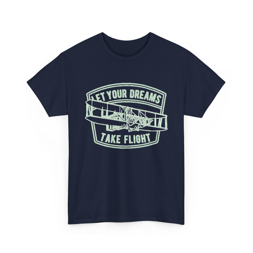 Let Your Dreams Take Flight Vintage Airplane Tee