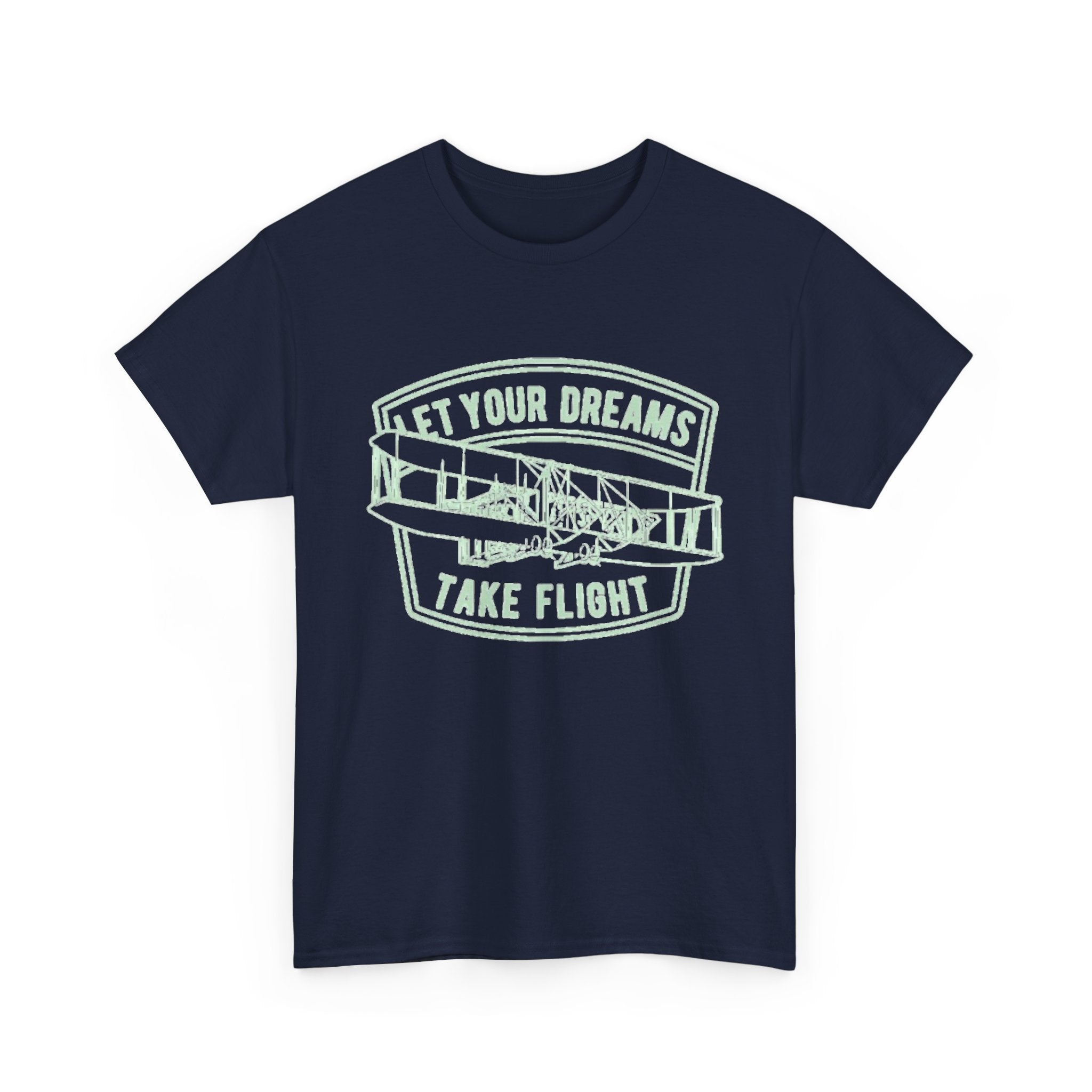 Let Your Dreams Take Flight Vintage Airplane Tee