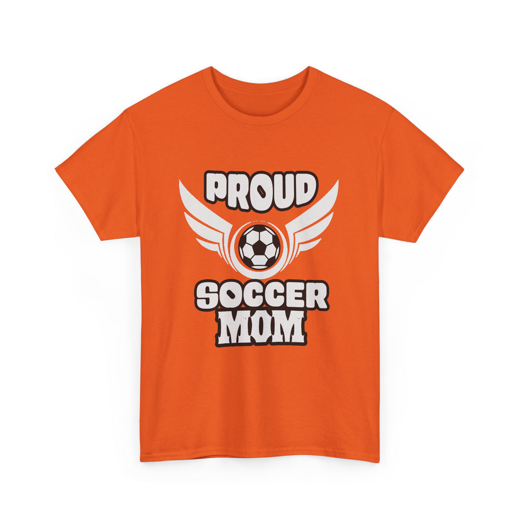 Proud Soccer Mom Tee | Soccer Ball with Wings