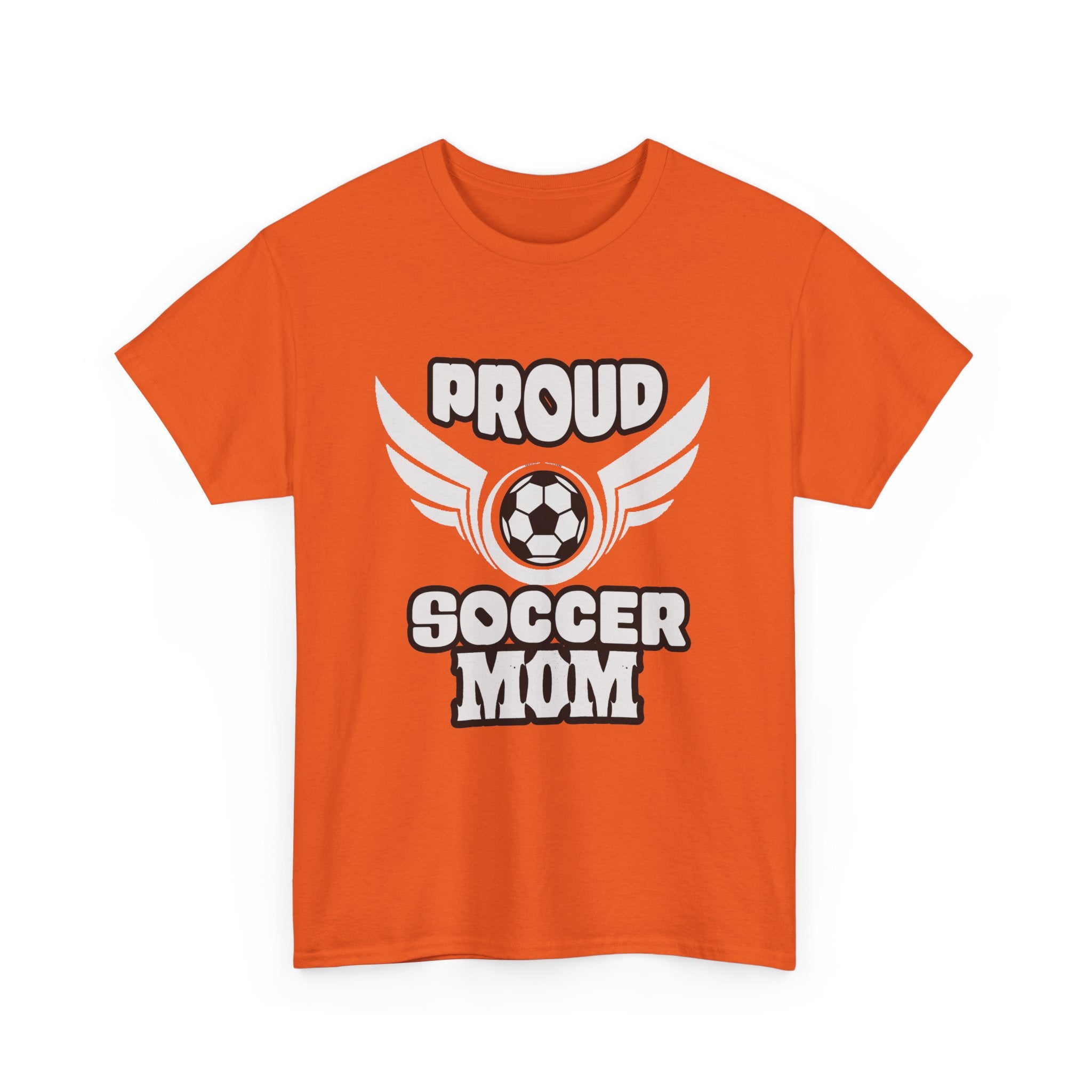 Proud Soccer Mom Tee | Soccer Ball with Wings