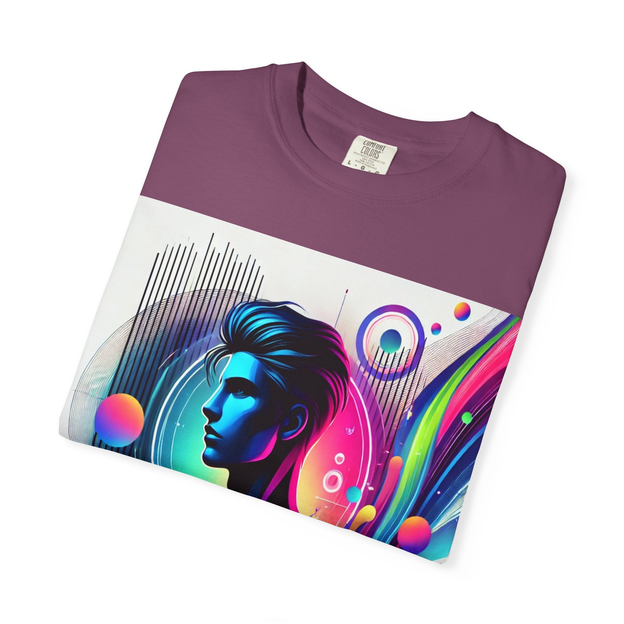 Abstract Graphic T Shirt Unisex Relaxed Fit Casual Tee