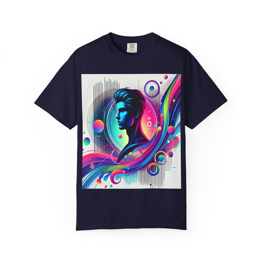 Abstract Graphic T Shirt Unisex Relaxed Fit Casual Tee
