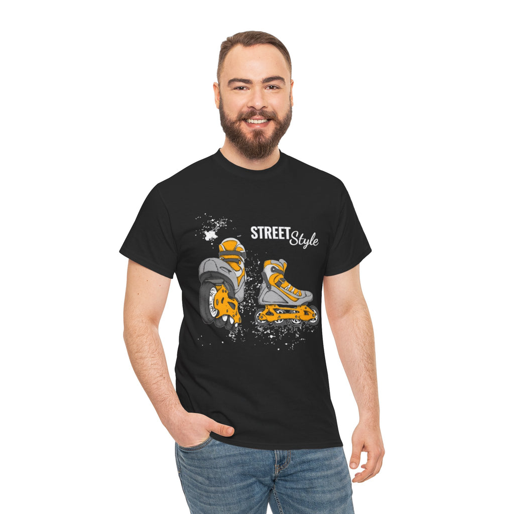 Street Style Rollerblade Graphic Tee — “STREET Style” Retro Inline Skate Tee
