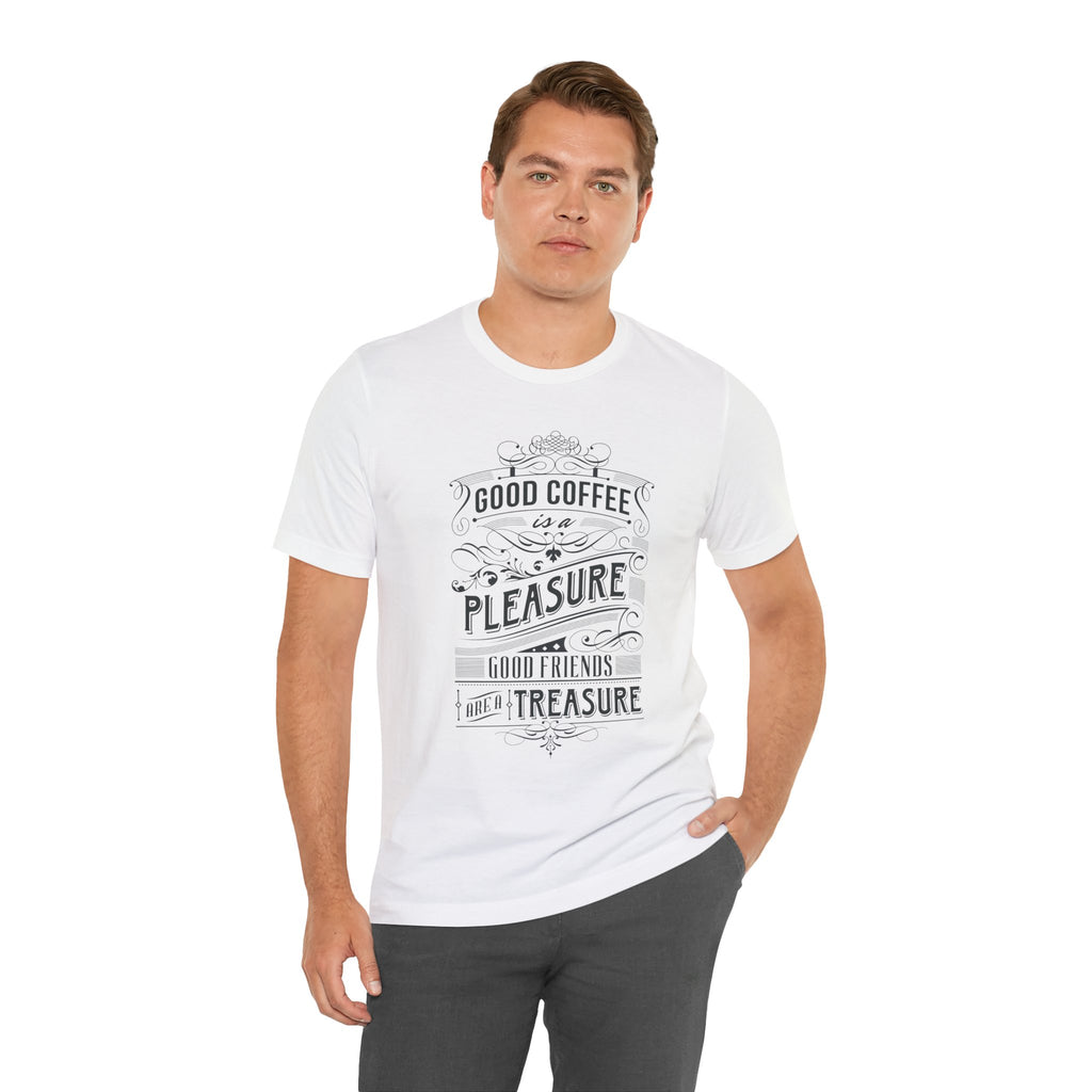 Vintage Coffee Graphic T-Shirt – Lightweight Airlume Cotton Tee