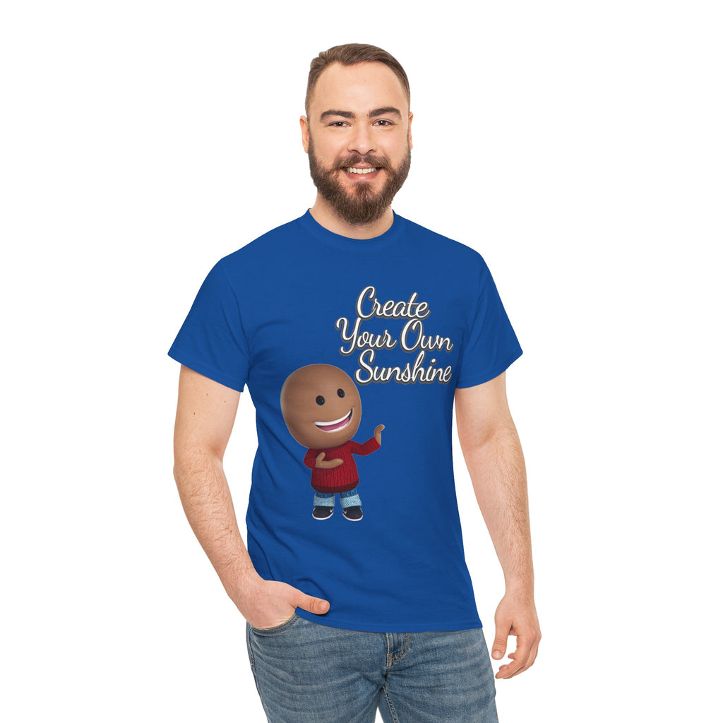 Create Your Sunshine graphic tee | hand-lettered positive message