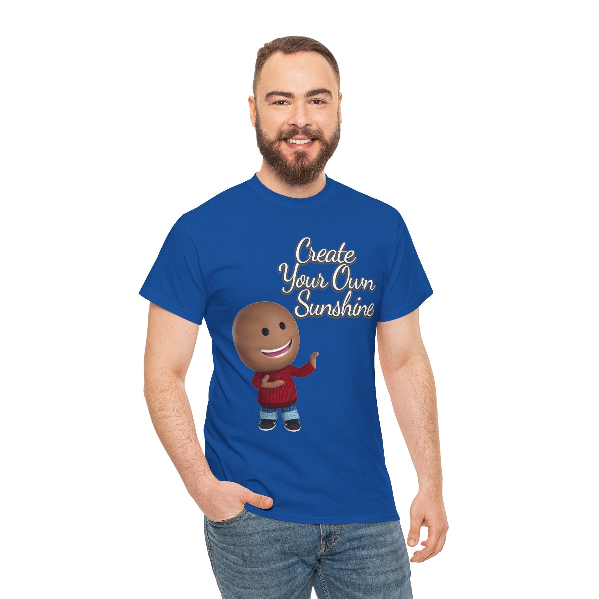 Create Your Sunshine graphic tee | hand-lettered positive message