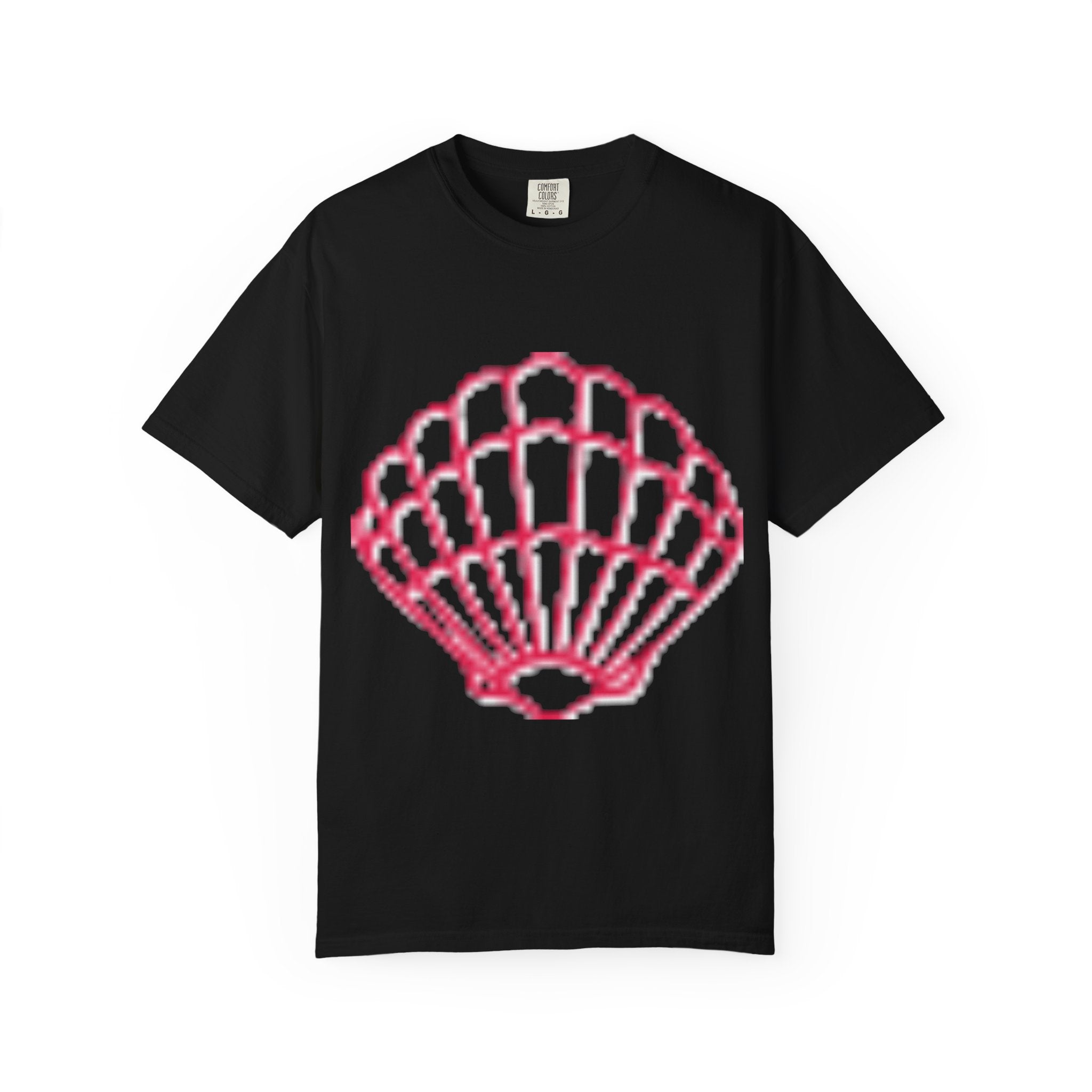 Scallop Shell Graphic T Shirt Unisex Casual Beach Tee