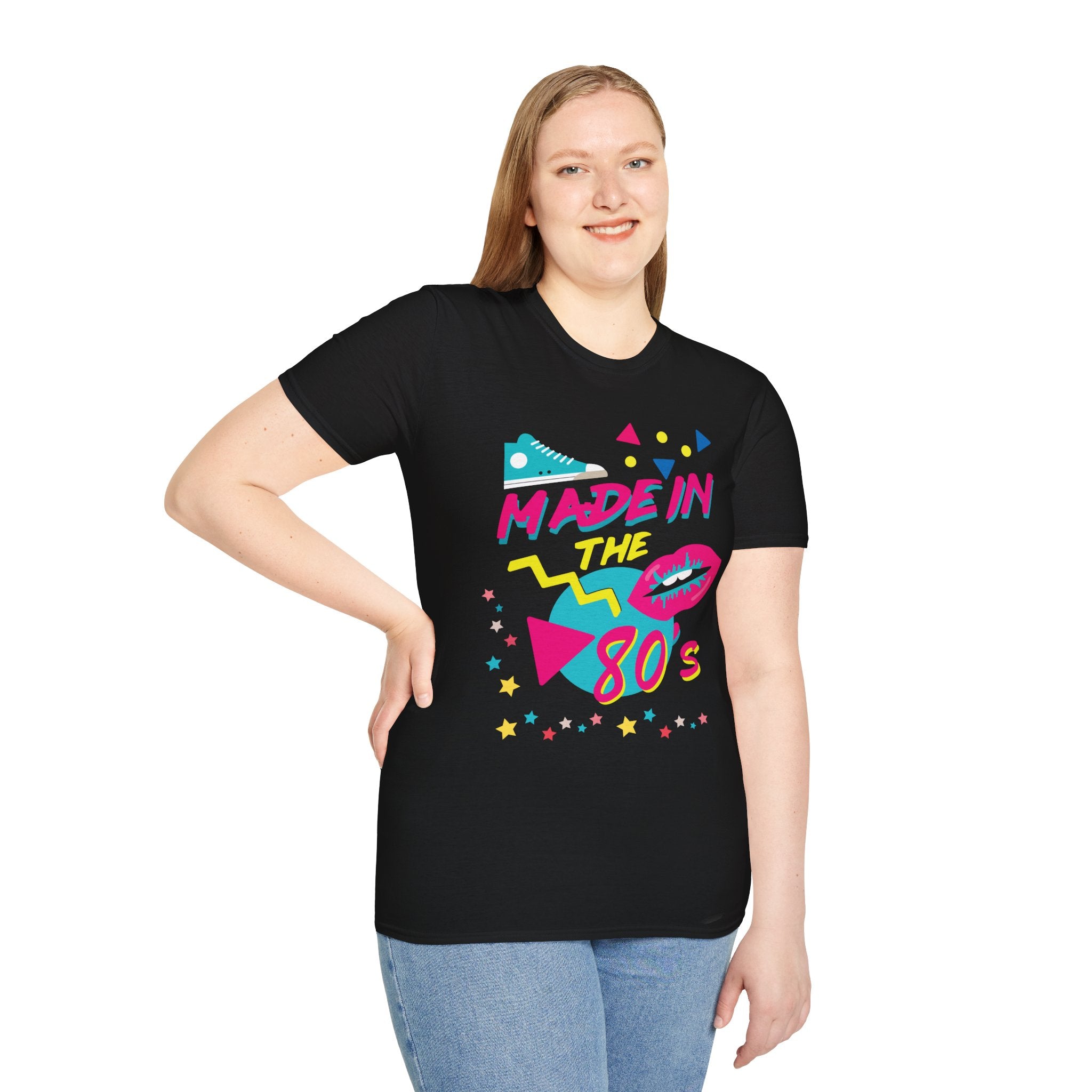 Made in the 80s Retro Neon Tee | 80s Mixtape Nostalgia T-Shirt