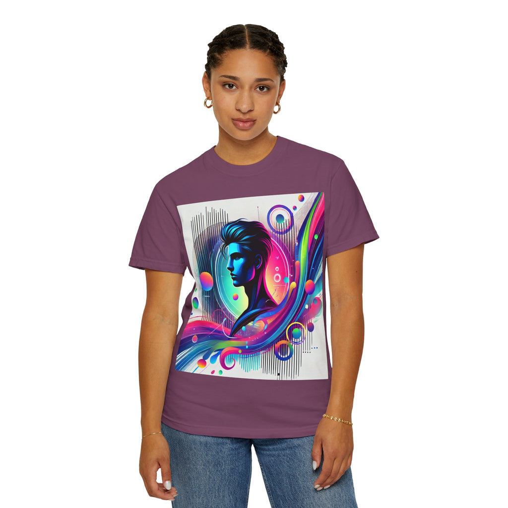 Abstract Graphic T Shirt Unisex Relaxed Fit Casual Tee