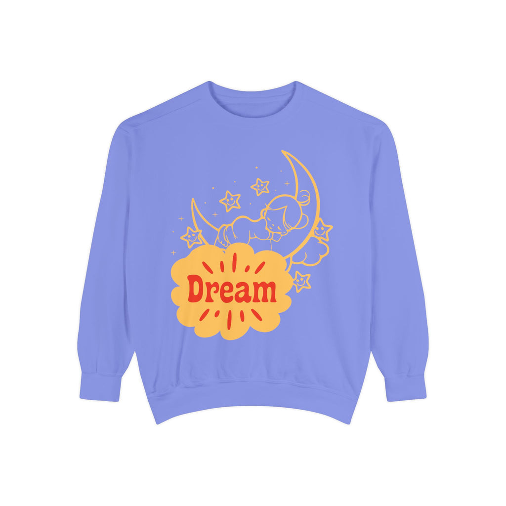 Dream Retro Moon sweatshirt | dreamy vintage moon embroidered chest