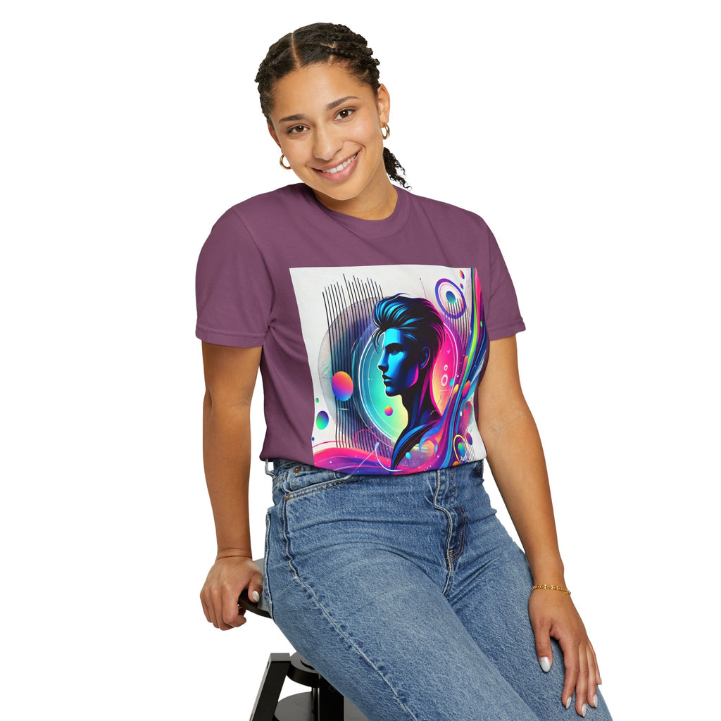 Abstract Graphic T Shirt Unisex Relaxed Fit Casual Tee