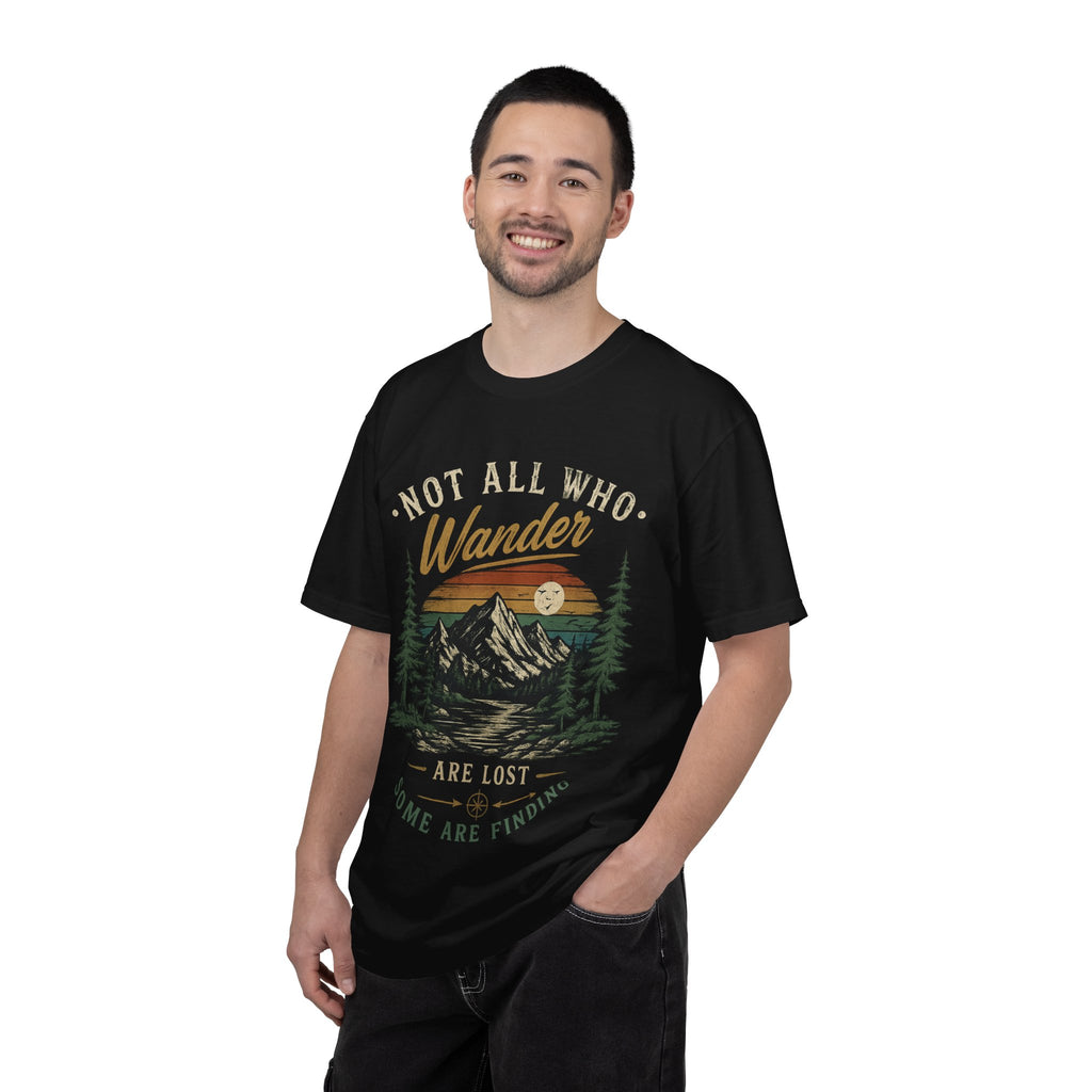 Not All Who Wander Are Lost T-shirt | Vintage Mountain Hiking Nature Tee