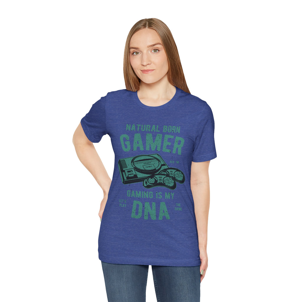 Natural Born Gamer Tee — Gaming Is My DNA" Retro Console T-Shirt