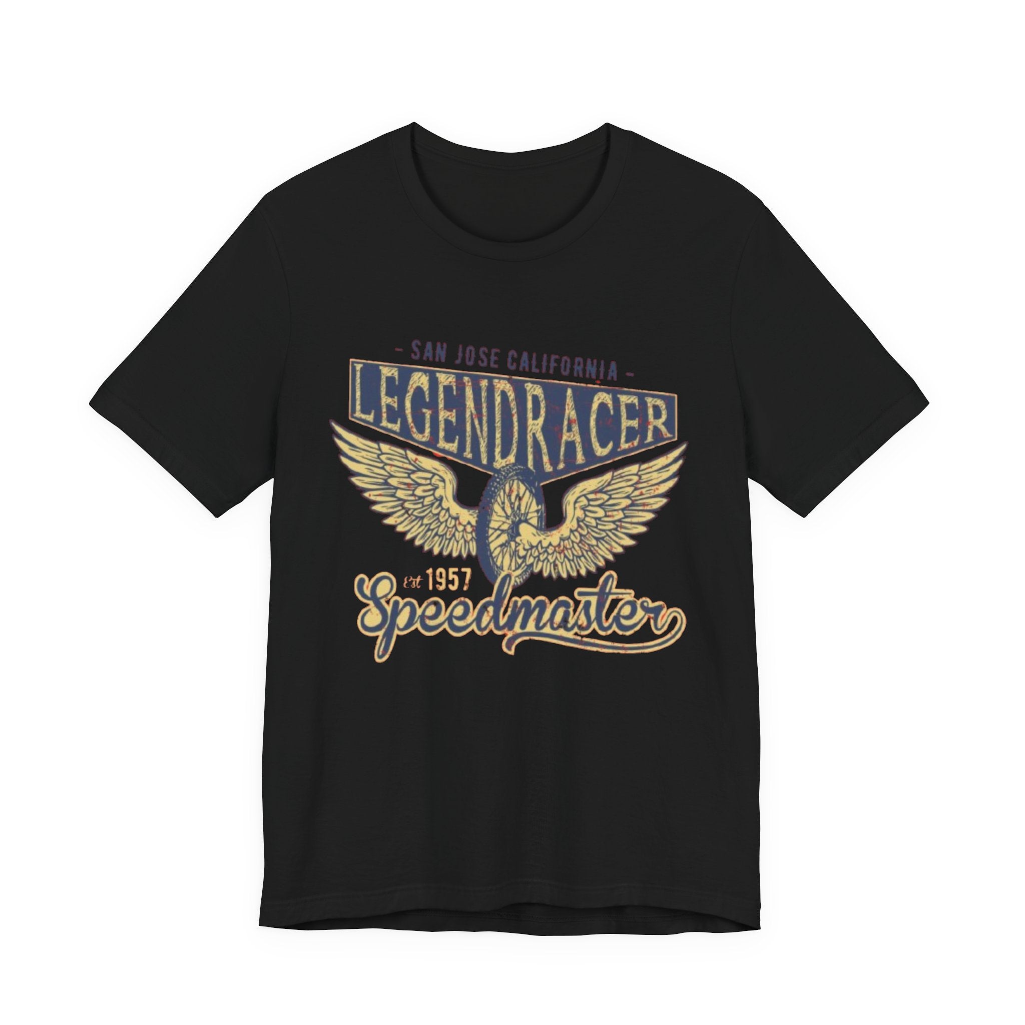 Faded Gold Eagle Racing Tee | Vintage Racer Short Sleeve Tee