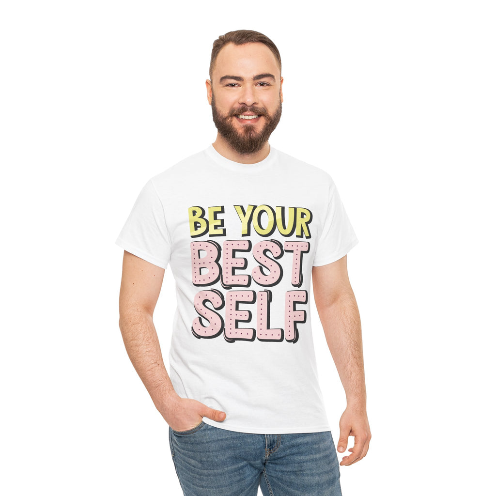 Playful Pastel Pep Talk Tee | Chunky Hand-Drawn Lettering