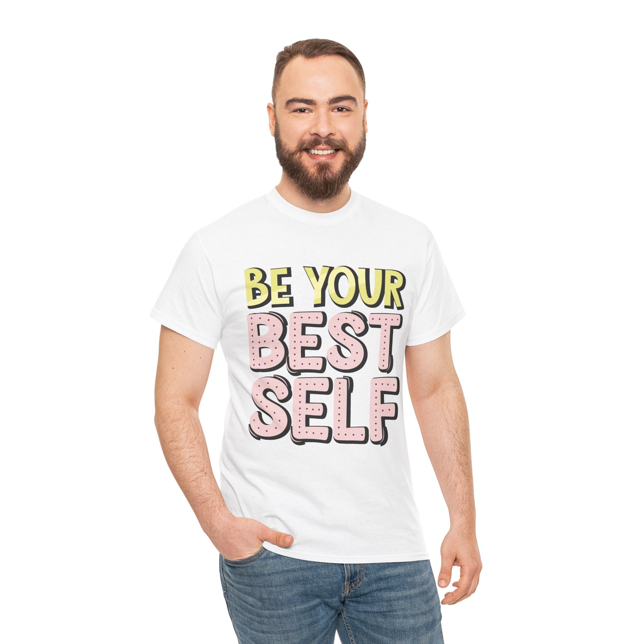 Playful Pastel Pep Talk Tee | Chunky Hand-Drawn Lettering