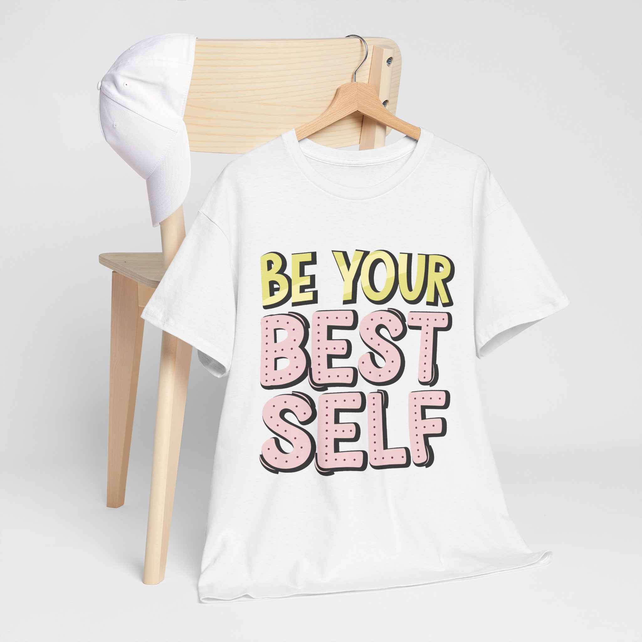 Playful Pastel Pep Talk Tee | Chunky Hand-Drawn Lettering