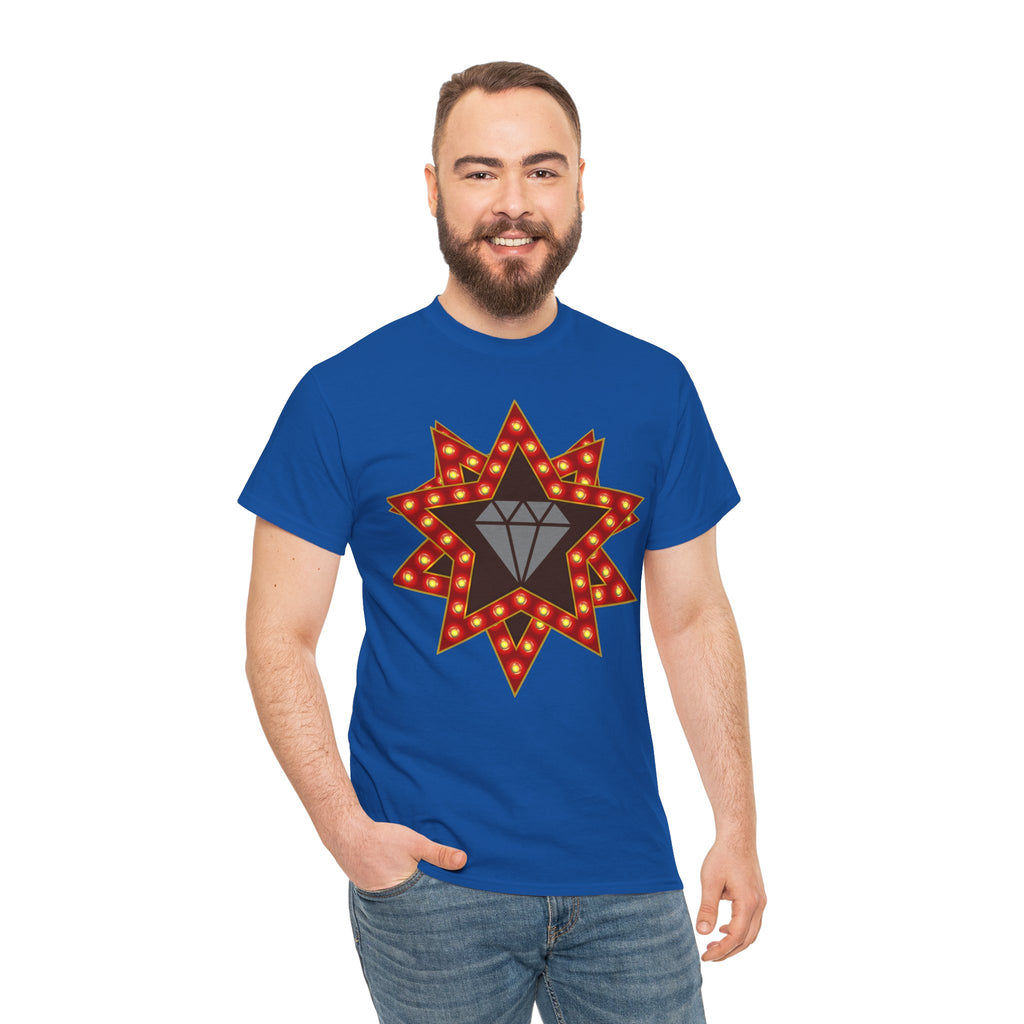 Vibrant Starburst Tee | Cotton Starburst Graphic Shirt