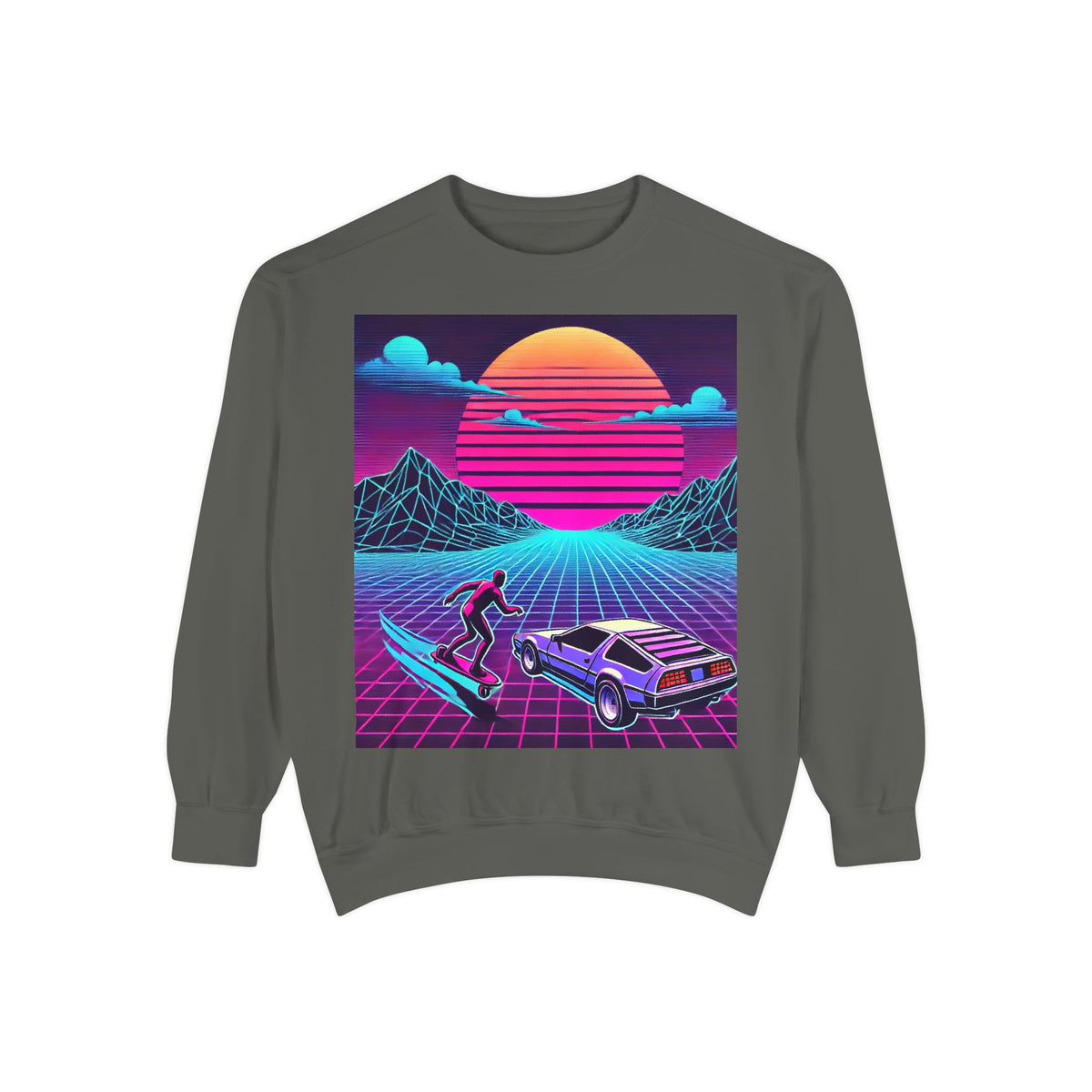 Vintage Worn-In Graphic Sweatshirt | Garment-Dyed, Embroidered or Printed Chest