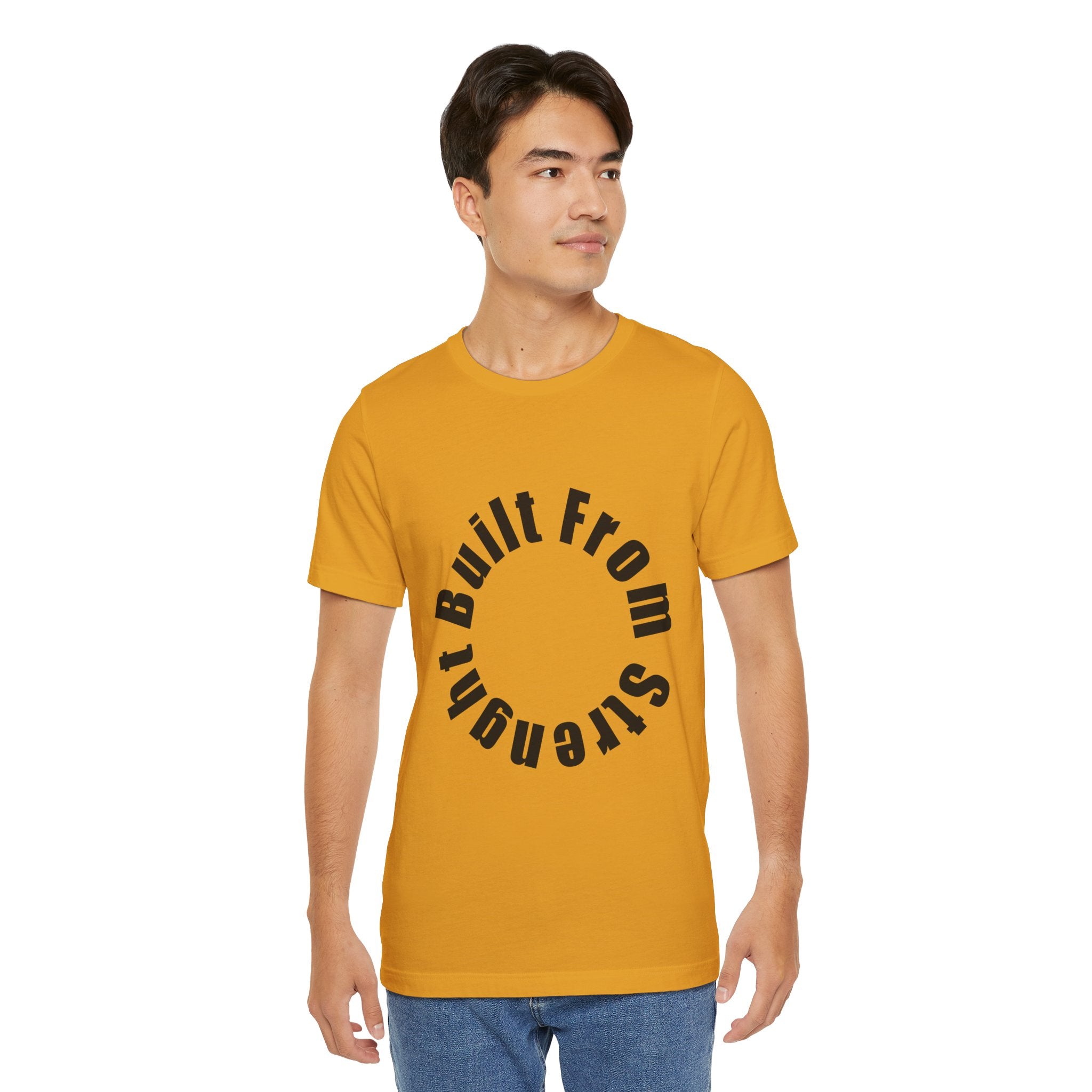 Built From Strength Circle Tee | Motivational Fitness Shirt