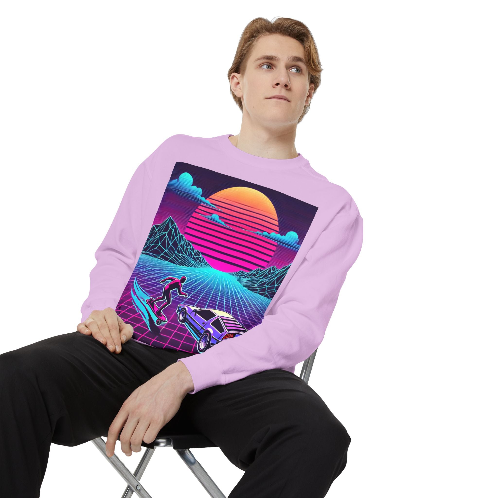 Vintage Worn-In Graphic Sweatshirt | Garment-Dyed, Embroidered or Printed Chest