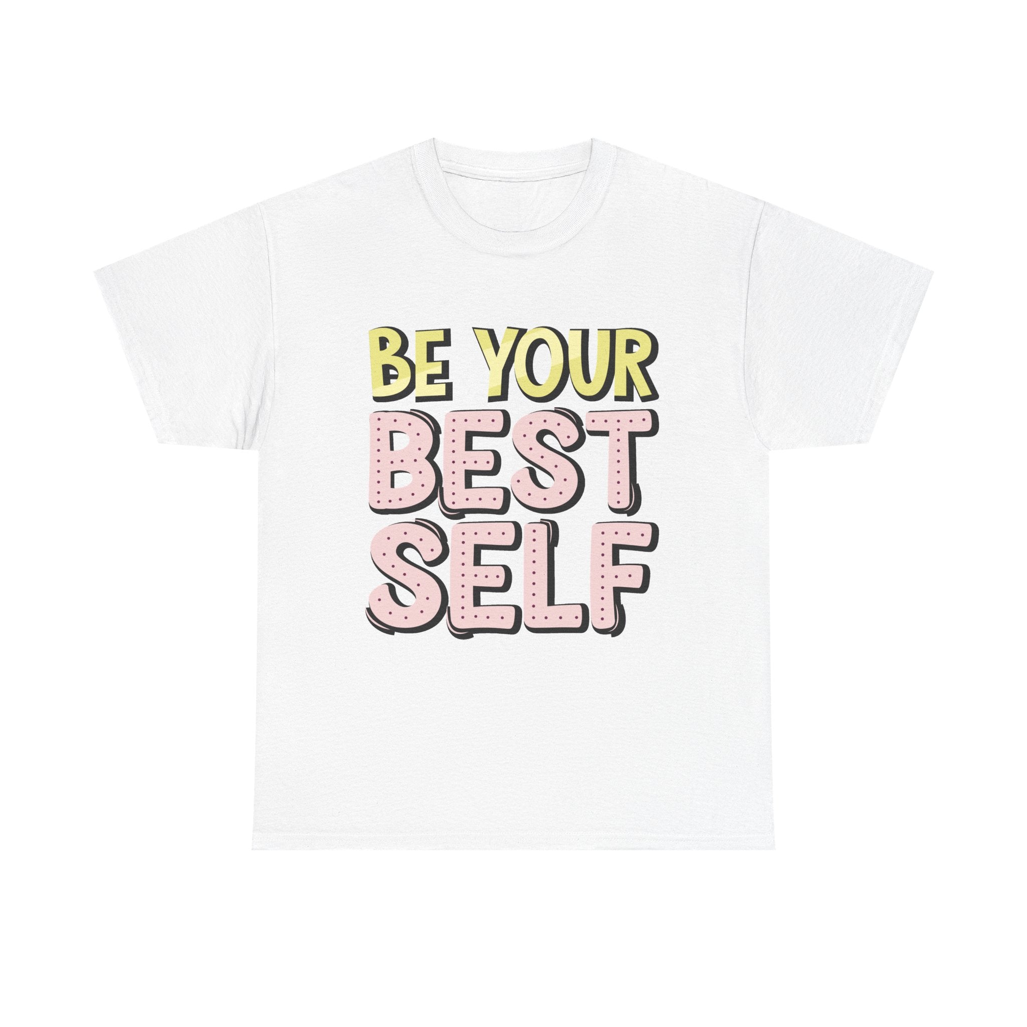 Playful Pastel Pep Talk Tee | Chunky Hand-Drawn Lettering