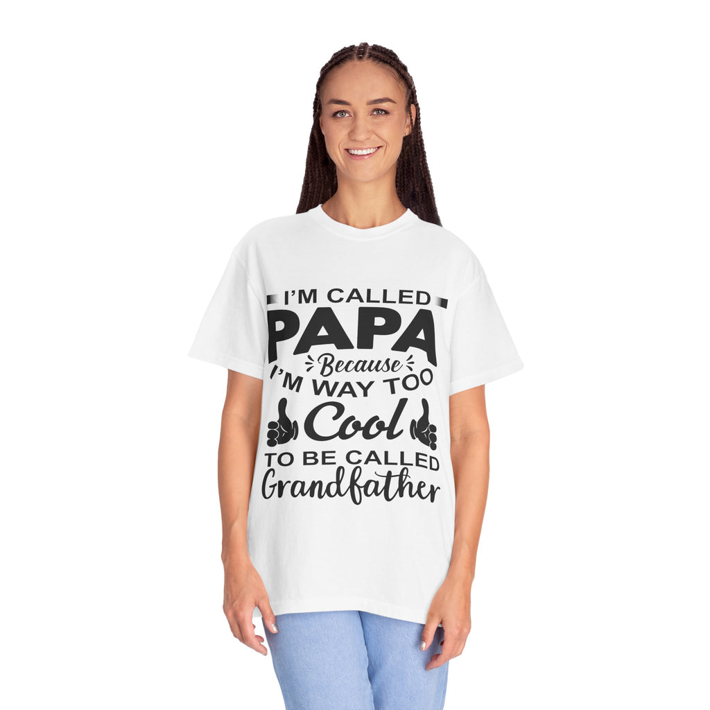PAPA Retro Grin T-Shirt | Garment-Dyed Heavyweight Tee