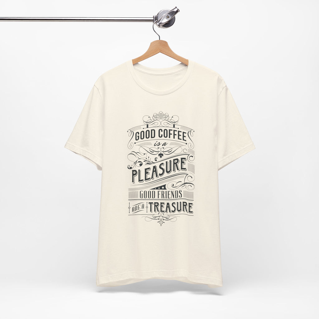 Vintage Coffee Graphic T-Shirt – Lightweight Airlume Cotton Tee