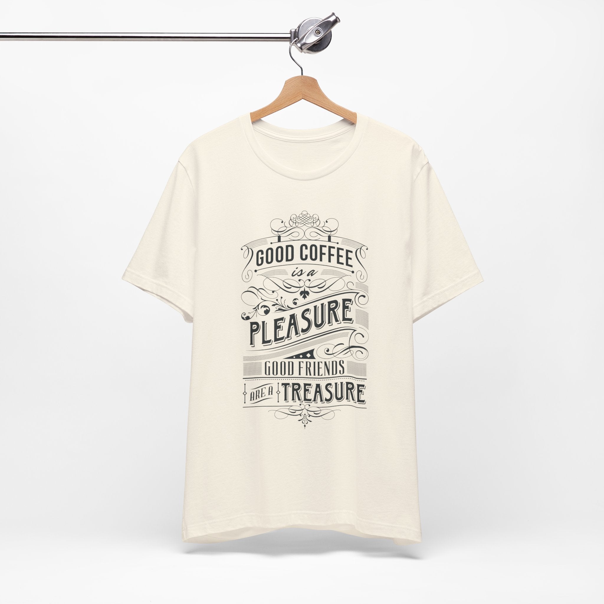Vintage Coffee Graphic T-Shirt – Lightweight Airlume Cotton Tee