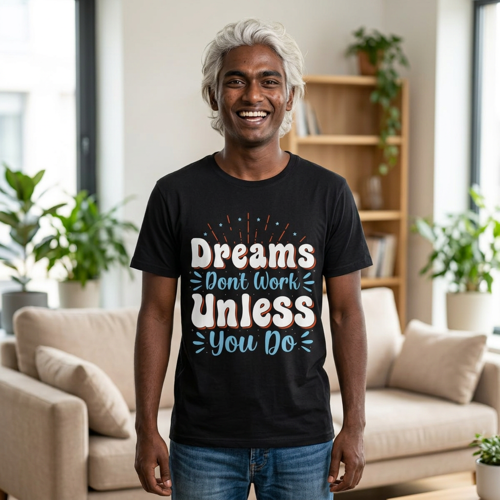 Dreams Don't Work Unless You Do T-Shirt