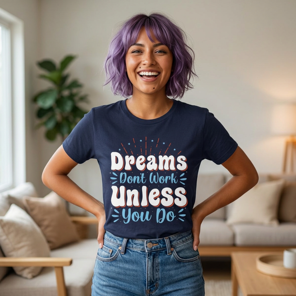 Dreams Don't Work Unless You Do T-Shirt