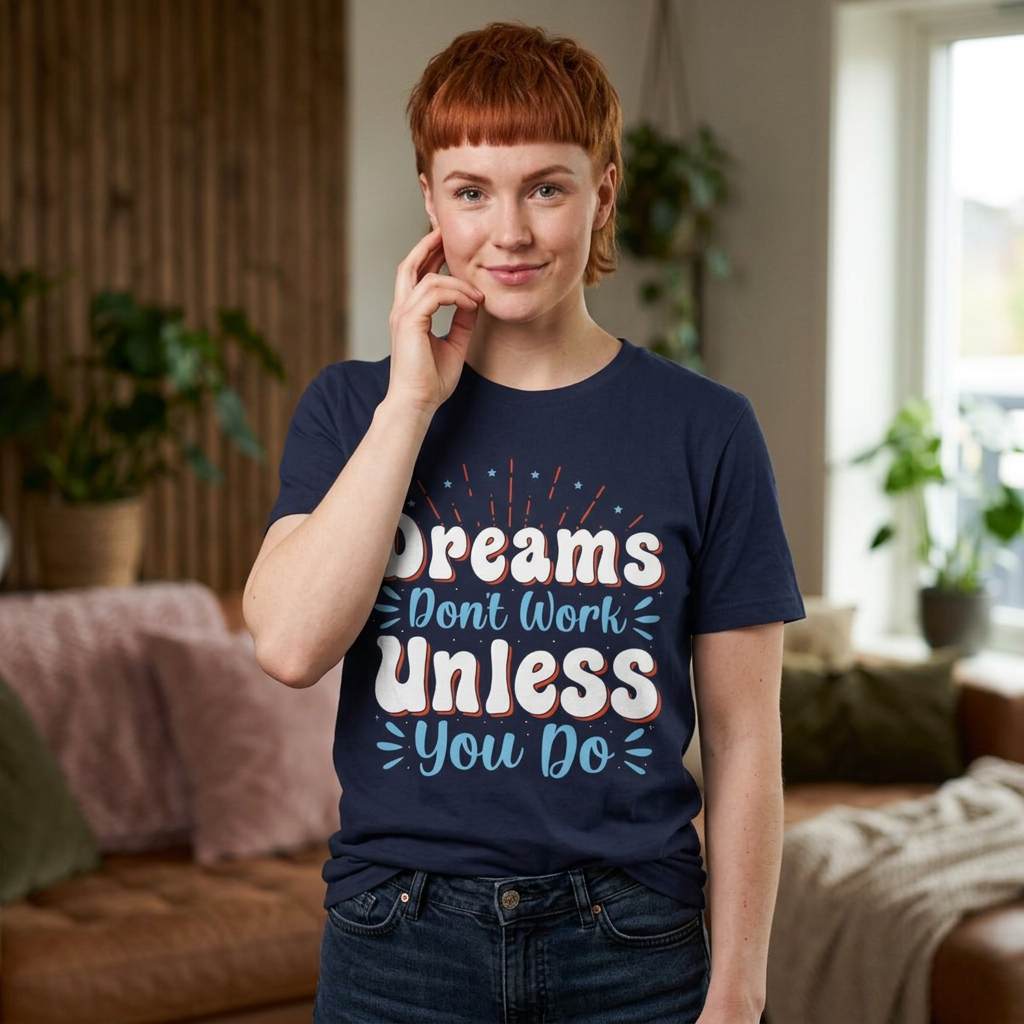 Dreams Don't Work Unless You Do T-Shirt