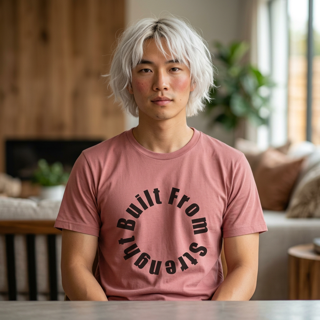 Built From Strength Circle Tee | Motivational Fitness Shirt