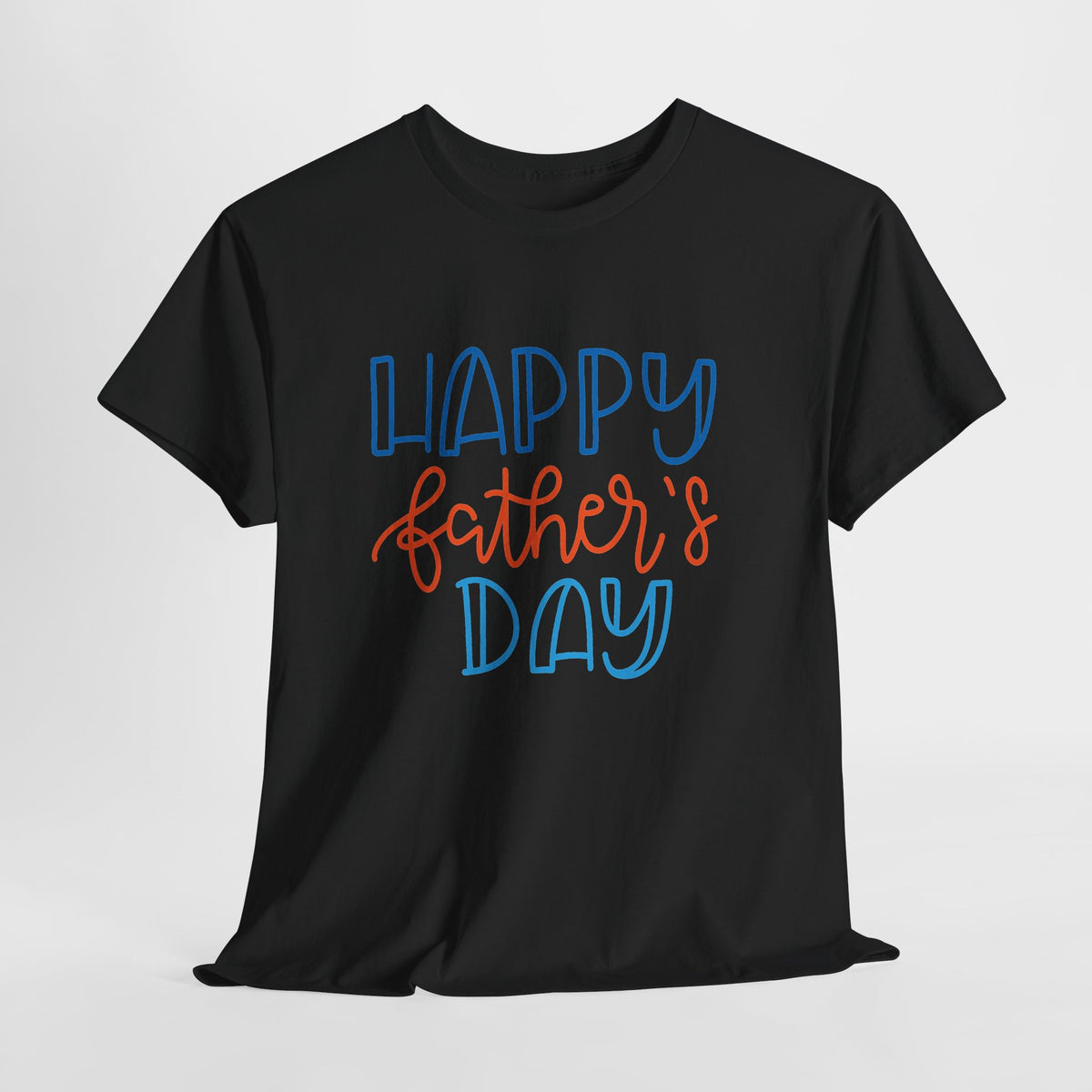 Happy Fathers Day Shirt | Fathers Day Gift for Dad | Hand Lettered Dad T Shirt | Fathers Day Tee