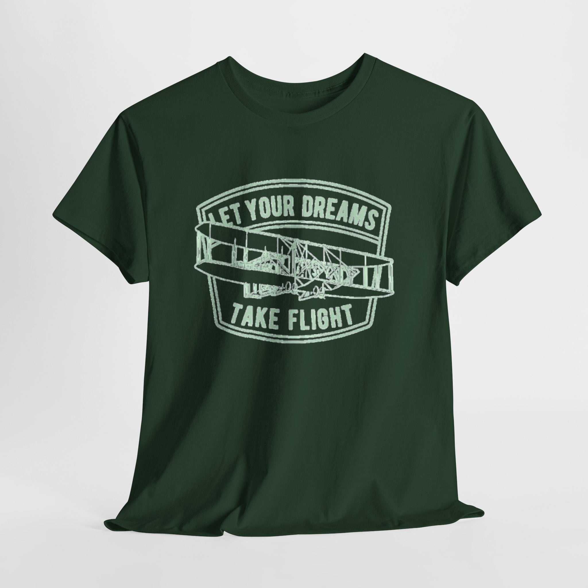 Let Your Dreams Take Flight Vintage Airplane Tee