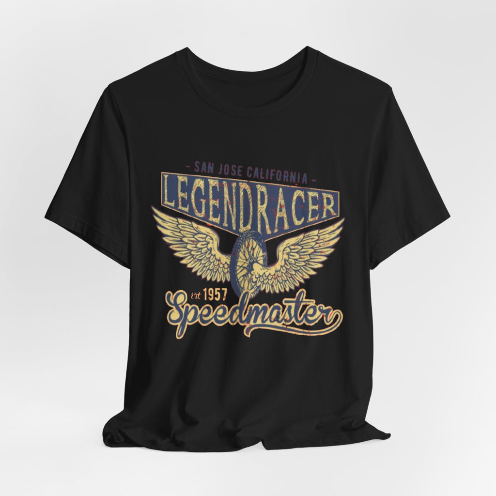 Faded Gold Eagle Racing Tee | Vintage Racer Short Sleeve Tee