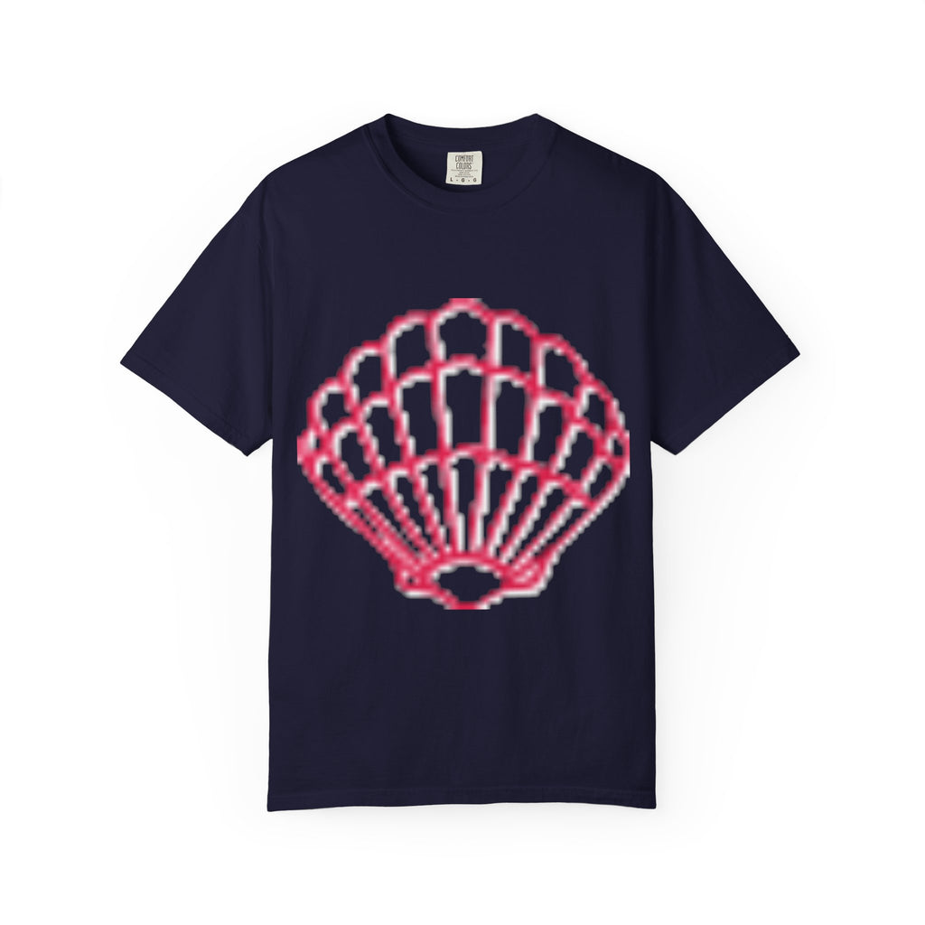 Scallop Shell Graphic T Shirt Unisex Casual Beach Tee