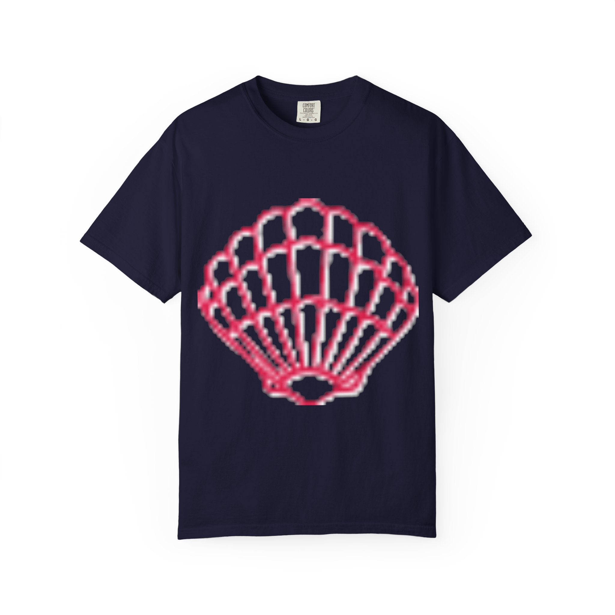 Scallop Shell Graphic T Shirt Unisex Casual Beach Tee