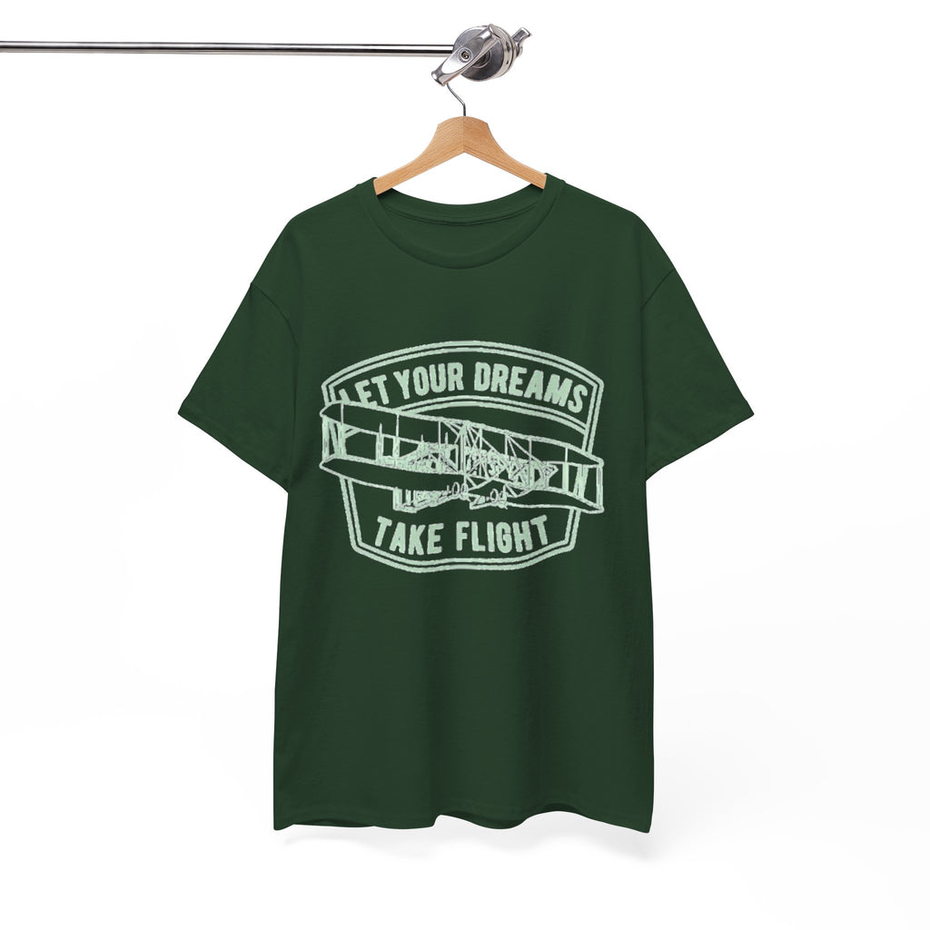 Let Your Dreams Take Flight Vintage Airplane Tee