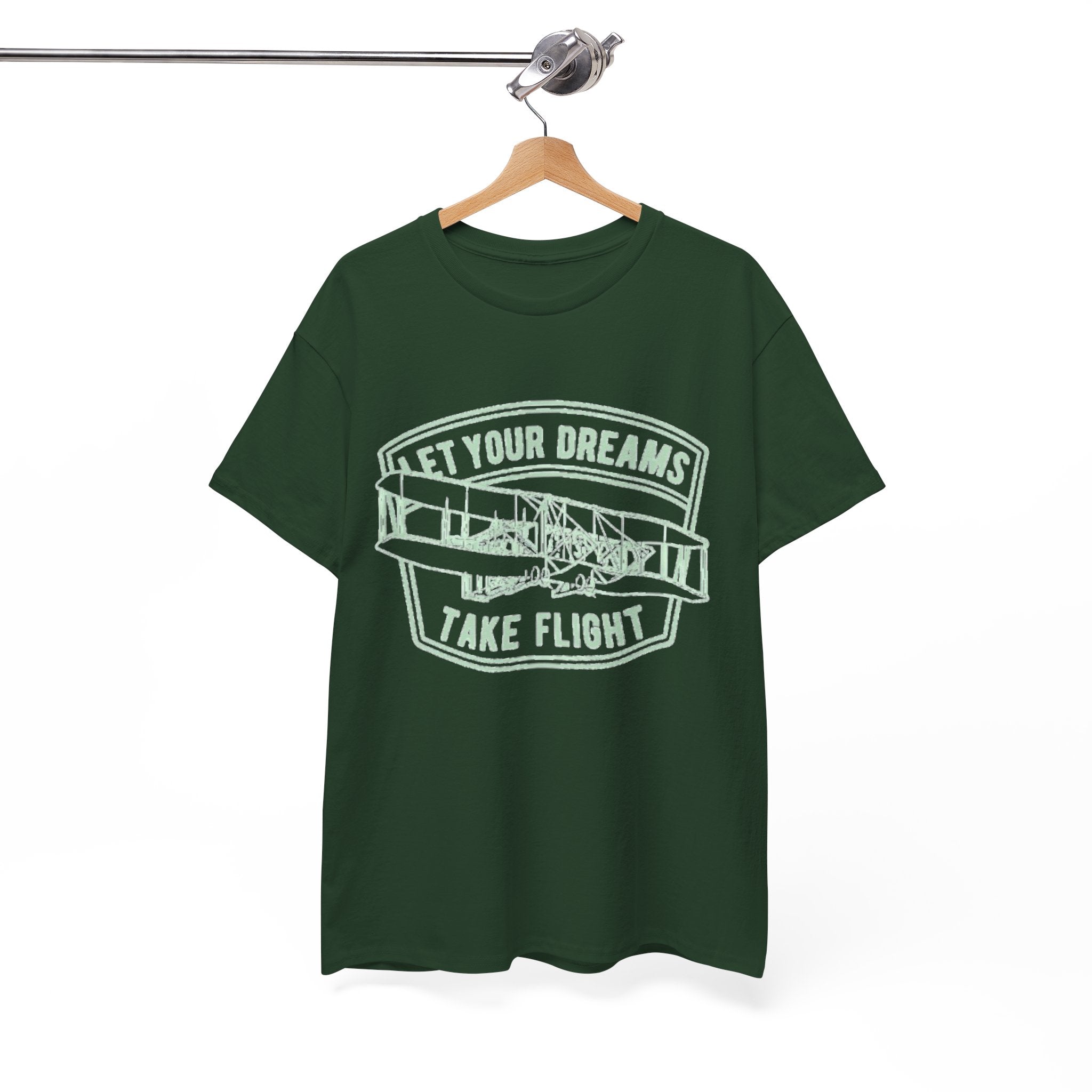 Let Your Dreams Take Flight Vintage Airplane Tee