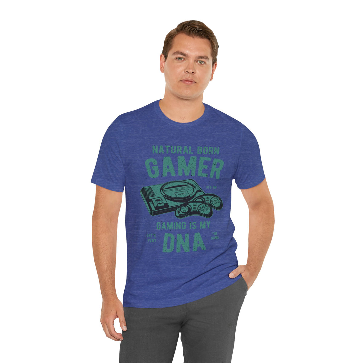 Natural Born Gamer Tee — Gaming Is My DNA" Retro Console T-Shirt