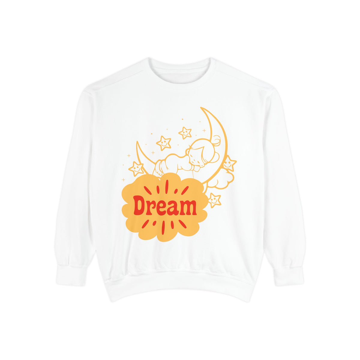 Dream Retro Moon sweatshirt | dreamy vintage moon embroidered chest
