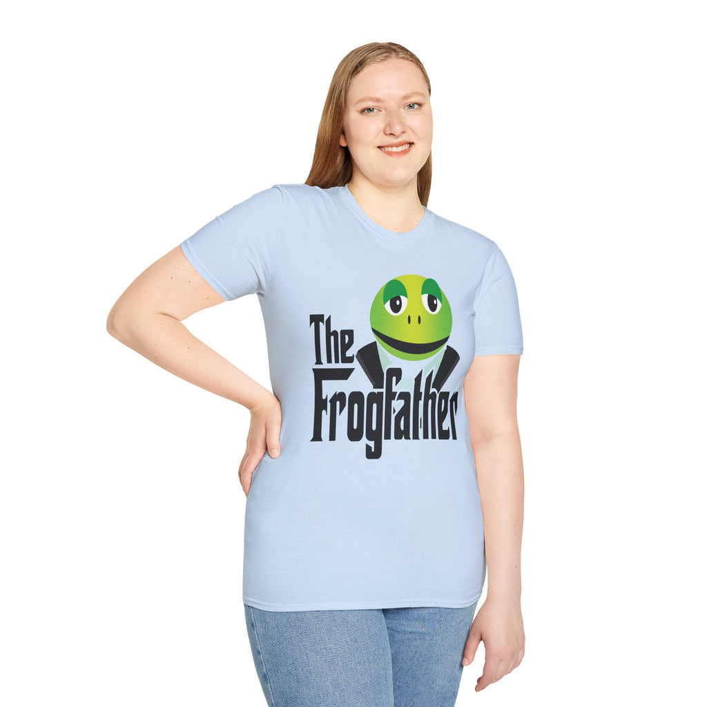 The Frogfather tuxedo frog T-Shirt | cheeky animal graphic tee
